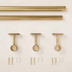 Classic Steel Curtain Rod With Antiqued Brass Finish - Hearth & Hand™ With Magnolia 6 Classic Steel Curtain Rod With Antiqued Brass Finish - Hearth & Hand™ With Magnolia -Home Decor GUEST 0246bd2c 9baf 4cc9 8008 c73cf90f1531