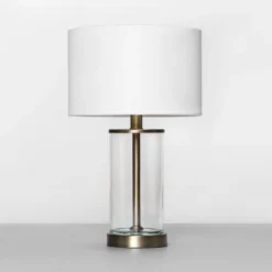 Fillable Accent With USB Table Lamp Brass - Threshold -Home Decor GUEST 028677c1 8e8e 411c 9170 eb15b6148fd1