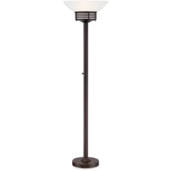 Possini Euro Design Light Blaster Modern Torchiere Floor Lamp 72 1/2" Tall Warm Bronze LED White Frosted Glass Bowl Shade For Living Room Bedroom Home 14 Possini Euro Design Light Blaster Modern Torchiere Floor Lamp 72 1/2" Tall Warm Bronze LED White Frosted Glass Bowl Shade For Living Room Bedroom Home -Home Decor GUEST 044fa56b bd09 4af5 a6cf 06424a08986e
