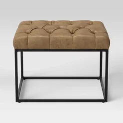 Trubeck Tufted Metal Base Ottoman Faux Leather - Threshold™ 10 Trubeck Tufted Metal Base Ottoman Faux Leather - Threshold™ -Home Decor GUEST 0509fa7b e089 4af0 8df0 830bc533e45b