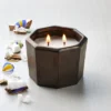 Octagonal Ceramic Cashmere & Suede Fall Jar Candle Metallic Bronze - Hearth & Hand™ With Magnolia -Home Decor GUEST 053ab807 ad47 4ecc 8486 b6c9d47b7ad9
