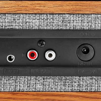 3-Speed Record Player Brown/Gray - Hearth & Hand™ With Magnolia 6 3-Speed Record Player Brown/Gray - Hearth & Hand™ With Magnolia - Image 4