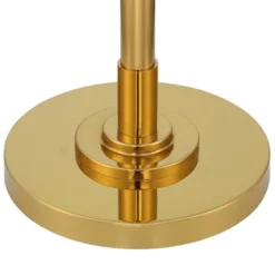 Possini Euro Design Kinsey Modern Downbridge Floor Lamp 67" Tall Warm Brass Metal Stone Pattern Glass Shade For Living Room Reading Bedroom Office -Home Decor GUEST 076e3d07 96f0 4dfa a45a 50da0ab59142