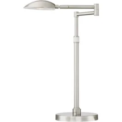 Possini Euro Design Eliptik Modern Desk Table Lamp 24 1/2" High Satin Nickel LED Swing Arm Adjustable Height For Bedroom Living Room Nightstand Office 14 Possini Euro Design Eliptik Modern Desk Table Lamp 24 1/2" High Satin Nickel LED Swing Arm Adjustable Height For Bedroom Living Room Nightstand Office -Home Decor GUEST 086d676c 9e67 4211 99ae e5b23ef4b912