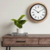 16" Warm Wood Wall Clock Brown - Threshold™ 1 16" Warm Wood Wall Clock Brown - Threshold™ -Home Decor GUEST 0b59d6ea 8576 42cd 828a baa05cd762cc