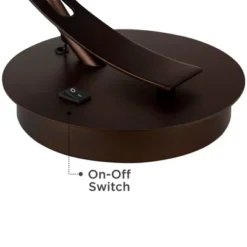 Possini Euro Design Modern Desk Lamps Set Of 2 With USB Port 22 1/2" High Bronze LED Clear Seeded Glass Shade For Bedroom Office 13 Possini Euro Design Modern Desk Lamps Set Of 2 With USB Port 22 1/2" High Bronze LED Clear Seeded Glass Shade For Bedroom Office -Home Decor GUEST 0ff4c6b4 a5f4 47c0 94cc 5397bebfb4f5