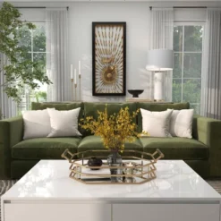 Metal Sunburst Coiled Ribbon Wall Decor With Black Frame Gold - Olivia & May 31 Metal Sunburst Coiled Ribbon Wall Decor With Black Frame Gold - Olivia & May -Home Decor GUEST 10139597 2d7b 447e 99d4 adcaad6a4398