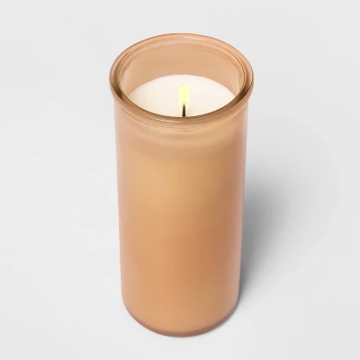 Glass Jar Jasmine And Ylang Candle Orange - Threshold™ 3 Glass Jar Jasmine And Ylang Candle Orange - Threshold™