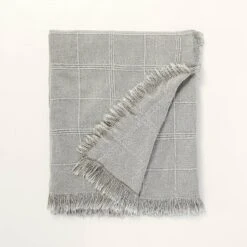 Textured Grid Lines Dobby Throw Blanket - Hearth & Hand™ With Magnolia 15 Textured Grid Lines Dobby Throw Blanket - Hearth & Hand™ With Magnolia -Home Decor GUEST 1321e055 5bea 4e67 b370 4124d79481cf