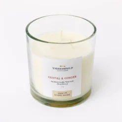 Clear Glass Santal & Ginger Candle White - Threshold™ Designed With Studio McGee -Home Decor GUEST 133d9fdf 67f9 454f bb07 36d647d7b08b
