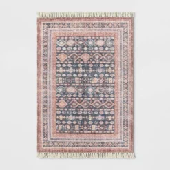 Alexandra Floral Printed Border Persian Rug Blush - Opalhouse™ -Home Decor GUEST 13831d26 e9c0 4d66 95de 449574be25e7