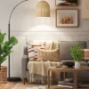 Addison Arc Floor Lamp With Natural Rattan Shade - Threshold™ 2 Addison Arc Floor Lamp With Natural Rattan Shade - Threshold™ -Home Decor GUEST 16730a16 e760 4191 9491 15d69e703556