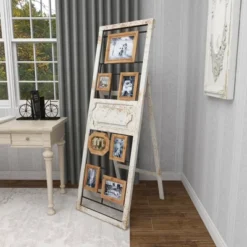 Wood 6 Slot Wall Photo Frame With Floor Stand Brown - Olivia & May 29 Wood 6 Slot Wall Photo Frame With Floor Stand Brown - Olivia & May -Home Decor GUEST 170be2e5 f24e 4b4e 93bc b06d1bf6ee02