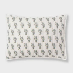 Voile Woodblock Printed Quilt Sham Ivory - Threshold™ 7 Voile Woodblock Printed Quilt Sham Ivory - Threshold™ -Home Decor GUEST 18e7d34d e9d5 44c9 a257 784633d28fac