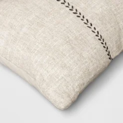 Oversized Stitched Lumbar Throw Pillow Neutral - Threshold™ 8 Oversized Stitched Lumbar Throw Pillow Neutral - Threshold™ -Home Decor GUEST 1b3e6912 537b 4a18 a3c5 485cfb4f0792