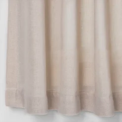 2pk 42"x36" Light Filtering Bonaire Curtain Tiers Beige - Threshold™ 7 2pk 42"x36" Light Filtering Bonaire Curtain Tiers Beige - Threshold™ -Home Decor GUEST 1ceb97a3 eae5 4878 bb8e 89af20ef715b