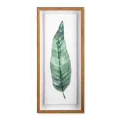 (Set Of 3) 28"x12" Framed Leaves Decorative Wall Art White - Threshold™ 12 (Set Of 3) 28"x12" Framed Leaves Decorative Wall Art White - Threshold™ -Home Decor GUEST 214fdd58 752e 4cd5 99b6 07b5a2d55b3e