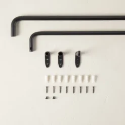 French Return Curtain Rod Matte Black - Hearth & Hand™ With Magnolia 9 French Return Curtain Rod Matte Black - Hearth & Hand™ With Magnolia -Home Decor GUEST 222d72d9 a14d 44cc 9a47 af5b627255f7