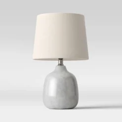 Assembled Ceramic Table Lamp Gray - Threshold™ 10 Assembled Ceramic Table Lamp Gray - Threshold™ -Home Decor GUEST 233d030a ded6 4d18 b2e3 2d046d833289