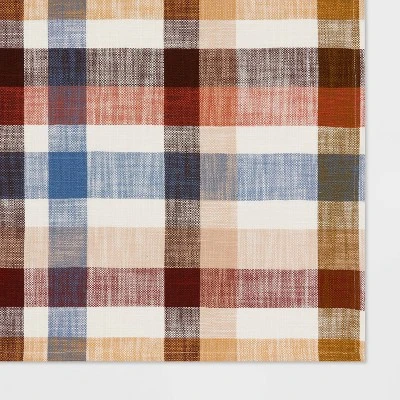 60"x84" Plaid Woven Cotton Tablecloth - Threshold™ 4 60"x84" Plaid Woven Cotton Tablecloth - Threshold™ - Image 2