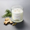 Clear Glass Santal & Ginger Candle White - Threshold™ Designed With Studio McGee 1 Clear Glass Santal & Ginger Candle White - Threshold™ Designed With Studio McGee -Home Decor GUEST 317bcb5d 3528 47d5 a99a 5c2e256c5707
