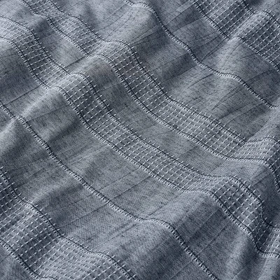 3pc Pickstich Stripe Comforter Bedding Set - Hearth & Hand™ With Magnolia 3 3pc Pickstich Stripe Comforter Bedding Set - Hearth & Hand™ With Magnolia