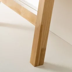 71" Standing Wood Framed Mirror Natural - Hearth & Hand™ With Magnolia -Home Decor GUEST 35db195e 7987 4933 82c1 b2b22975adb3