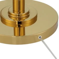 Possini Euro Design Kinsey Modern Downbridge Floor Lamp 67" Tall Warm Brass Metal Stone Pattern Glass Shade For Living Room Reading Bedroom Office -Home Decor GUEST 35ebcabc 450b 48f5 a609 a2571d1f509b