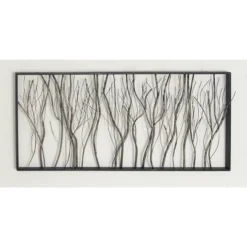 Metal Tree Distressed Dimensional Branch Wall Decor With Black Frame Silver - Olivia & May 9 Metal Tree Distressed Dimensional Branch Wall Decor With Black Frame Silver - Olivia & May -Home Decor GUEST 383f7f61 95e3 4aca a85b 1169586d6a7c
