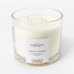 Clear Glass Santal & Ginger Candle White - Threshold™ Designed With Studio McGee -Home Decor GUEST 3a24b0c4 c23b 4e1c b8e0 2304d4a02cb7