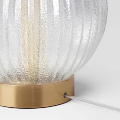 Small Ribbed Glass Lamp Base Clear - Threshold™ -Home Decor GUEST 3afd392d 594c 4005 9b08 cc2e50aa3c8c