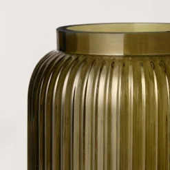 Ribbed Glass Jug Vase Dark Green - Hearth & Hand™ With Magnolia -Home Decor GUEST 3b88faa0 254e 4d08 85ce bee525d3cdd2