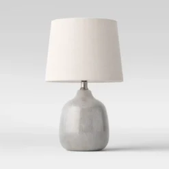 Assembled Ceramic Table Lamp Gray - Threshold™ 11 Assembled Ceramic Table Lamp Gray - Threshold™ -Home Decor GUEST 43f55026 adf3 4fce aed3 817994ff6d0e