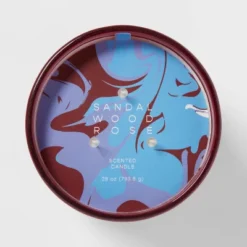 28oz Glass Sandalwood Rose Candle Burgundy - Opalhouse™ 7 28oz Glass Sandalwood Rose Candle Burgundy - Opalhouse™ -Home Decor GUEST 44dfd8e3 508e 4243 a6bb 4bb1c2bed4a3