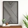 Geometric MDF Wood Wall Panel Black - Project 62™ 2 Geometric MDF Wood Wall Panel Black - Project 62™ -Home Decor GUEST 46492091 0da3 455d 8ba0 091f60f495c2