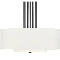 Possini Euro Design Sundry Semi Gloss Black Drum Pendant Chandelier 24" Wide Modern Double Shade 4-Light Fixture For Dining Room Foyer Kitchen Island 12 Possini Euro Design Sundry Semi Gloss Black Drum Pendant Chandelier 24" Wide Modern Double Shade 4-Light Fixture For Dining Room Foyer Kitchen Island -Home Decor GUEST 52fd8ca0 abd5 4f7d 82a5 a77989eb47f4