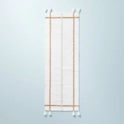 Bold Cross Stripes Tassel Rug Cream/Tan - Hearth & Hand™ With Magnolia 12 Bold Cross Stripes Tassel Rug Cream/Tan - Hearth & Hand™ With Magnolia -Home Decor GUEST 5339bf5a f9a7 455d 8155 624fc7ab37a7