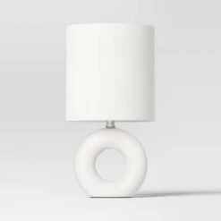 Abstract Ceramic Mini Table Lamp White - Threshold™ 9 Abstract Ceramic Mini Table Lamp White - Threshold™ -Home Decor GUEST 547e7228 701a 4f70 910a f62eefa80d54