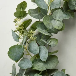 24" Faux Seeded Eucalyptus Wreath - Hearth & Hand™ With Magnolia 6 24" Faux Seeded Eucalyptus Wreath - Hearth & Hand™ With Magnolia -Home Decor GUEST 550c863f 166a 4fae 96f7 0a0650fa57ee