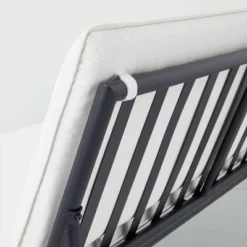 Cushioned Metal Outdoor Loveseat - Cream/Black - Hearth & Hand™ With Magnolia 12 Cushioned Metal Outdoor Loveseat - Cream/Black - Hearth & Hand™ With Magnolia -Home Decor GUEST 559437a5 9b7e 430d 87fa d6f614a9cf57