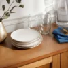 4pk Ceramic App Dining Plates Ivory/Gold - Threshold™ -Home Decor GUEST 5a68e31c 6f94 42b7 9684 9d924d9b198c
