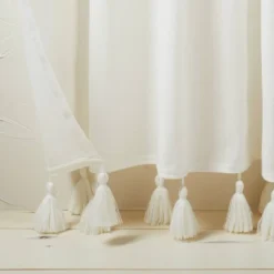 1pc Sheer Banded Geo Macrame Window Curtain Panel White - Opalhouse™ Designed With Jungalow™ 7 1pc Sheer Banded Geo Macrame Window Curtain Panel White - Opalhouse™ Designed With Jungalow™ -Home Decor GUEST 5c19f303 53d2 4e5d 88e8 8971453636ad