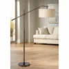 Possini Euro Design Industrial Floor Lamp Adjustable Arm 62.5" Tall Oiled Bronze Metal Light Brown Linen Drum Shade For Living Room Reading 1 Possini Euro Design Industrial Floor Lamp Adjustable Arm 62.5" Tall Oiled Bronze Metal Light Brown Linen Drum Shade For Living Room Reading -Home Decor GUEST 5db3ac63 b09f 4295 a1f4 265db96e9f74