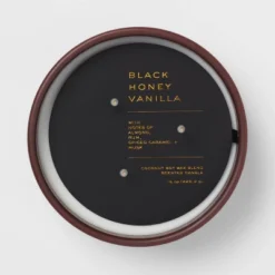 15oz Ceramic Jar 3-Wick Black Honey Vanilla Candle Plum Purple - Threshold™ 7 15oz Ceramic Jar 3-Wick Black Honey Vanilla Candle Plum Purple - Threshold™ -Home Decor GUEST 628598e2 25c1 4401 a53c 5b759f517136