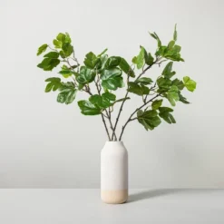 Faux Fig Leaf Branch Arrangement - Hearth & Hand™ With Magnolia 11 Faux Fig Leaf Branch Arrangement - Hearth & Hand™ With Magnolia -Home Decor GUEST 633e0ef2 049e 41e0 8303 a165f348380d