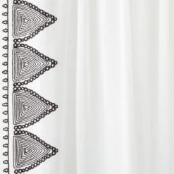 1pc Light Filtering Diamond Border Window Curtain Panel White - Opalhouse™ Designed With Jungalow™ 8 1pc Light Filtering Diamond Border Window Curtain Panel White - Opalhouse™ Designed With Jungalow™ -Home Decor GUEST 6a1227ec a22c 4a58 b5cd ea3e9bda3f45
