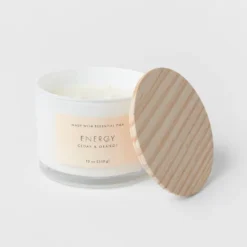 Wood Lidded Glass Wellness Energy Candle - Threshold™ 7 Wood Lidded Glass Wellness Energy Candle - Threshold™ -Home Decor GUEST 6b27cbdd 7540 424b a8ca 65d19037e652