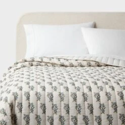 Voile Woodblock Printed Quilt Ivory - Threshold™ 7 Voile Woodblock Printed Quilt Ivory - Threshold™ -Home Decor GUEST 6c09ead2 dfb1 46be bf31 3922aa8b5dff