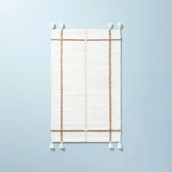 Bold Cross Stripes Tassel Rug Cream/Tan - Hearth & Hand™ With Magnolia 14 Bold Cross Stripes Tassel Rug Cream/Tan - Hearth & Hand™ With Magnolia -Home Decor GUEST 6cc8f106 81f2 4c56 a259 7849943cb5a5