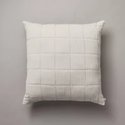 26"x26" Grid Lines Matelassé Euro Bed Pillow - Hearth & Hand™ With Magnolia 11 26"x26" Grid Lines Matelassé Euro Bed Pillow - Hearth & Hand™ With Magnolia -Home Decor GUEST 7280e9cd ab8a 49a9 9d07 768157928abe